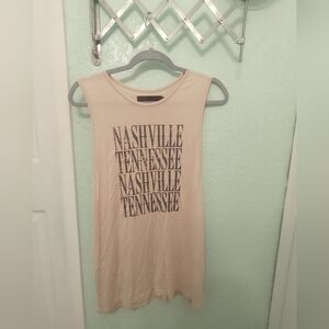 Nashville Graphic Cream Tank Top